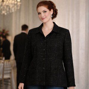 Sag Harbor Metallic Thread Jacket 12P